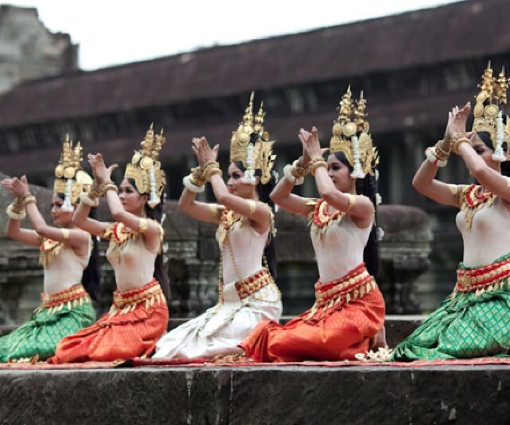 The Royal Ballet of Cambodia, or “Apsara Dance”