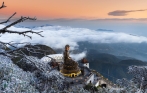 The misty peaks of Sapa