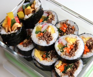 Gimbap – Cơm Cuốn Lá Rong Biển Gimbap – Cơm Cuốn Lá Rong Biển