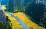 Panorama View Tam Coc River