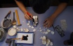 A combination of eggshell to impressive lacquer paintings